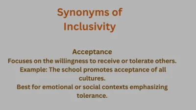 Synonyms of Inclusivity