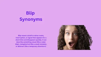 Blip Synonyms That Reveal Surprising Tiny Changes