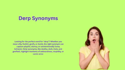 Derp Synonyms That Describe Silliness, Foolishness & Goofiness