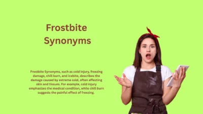 Frostbite Synonyms: Words for Extreme Cold