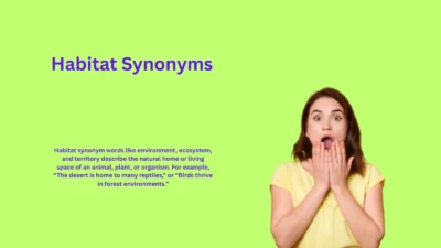 Habitat Synonyms To Upgrade Writing About Nature