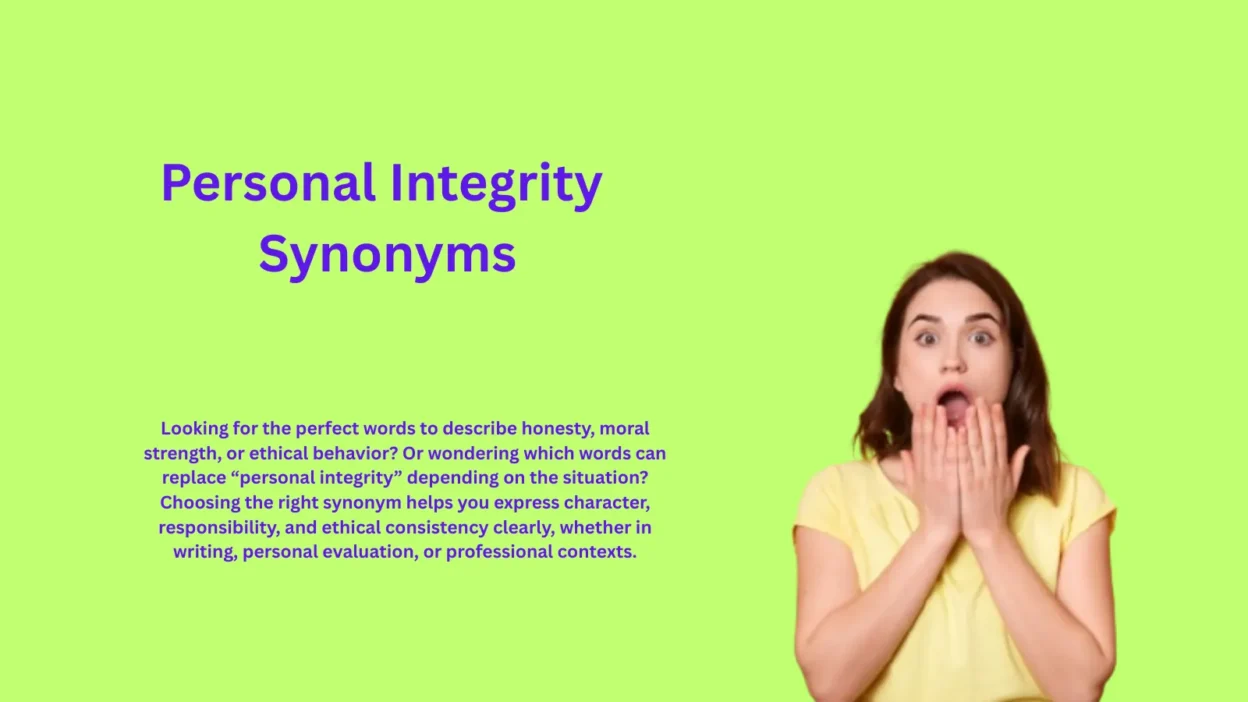 Personal Integrity Synonyms That Reveal True Character