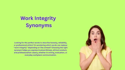 Work Integrity Synonyms That Reveal True Character
