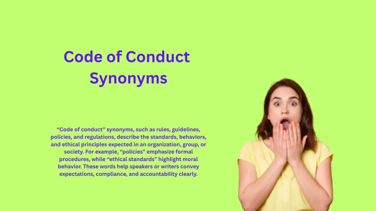 Code of Conduct Synonyms That Guide Behavior