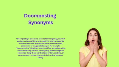 Doomposting Synonyms That Capture Online Pessimism Perfectly
