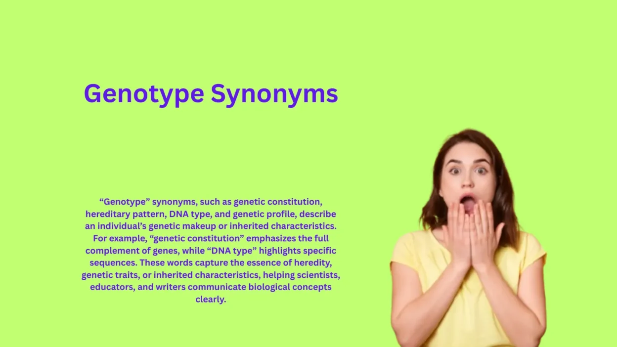 Genotype Synonyms That Decode Genetic Terminology