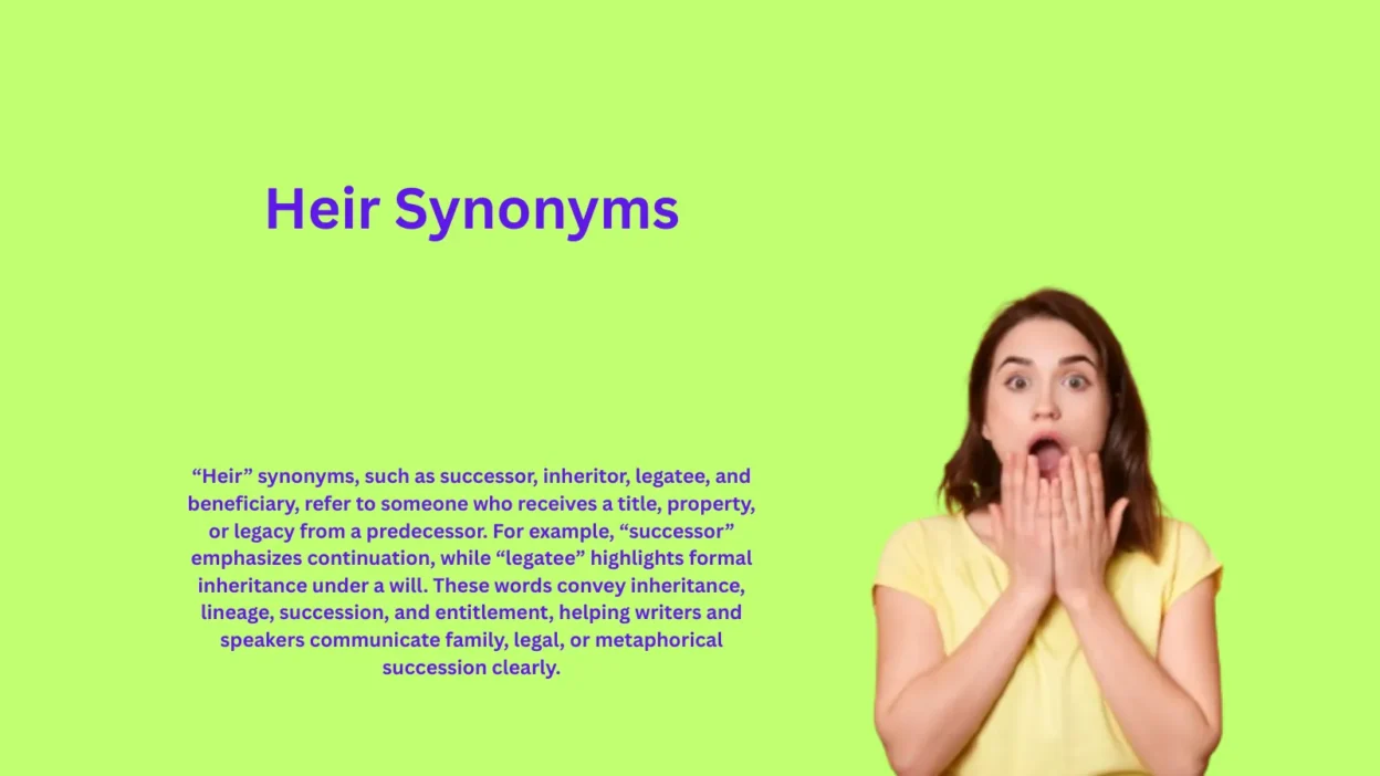 Heir Synonyms That Redefine Inheritance And Legacy