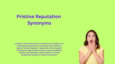 Pristine Reputation Synonyms That Reflect Impeccable Integrity