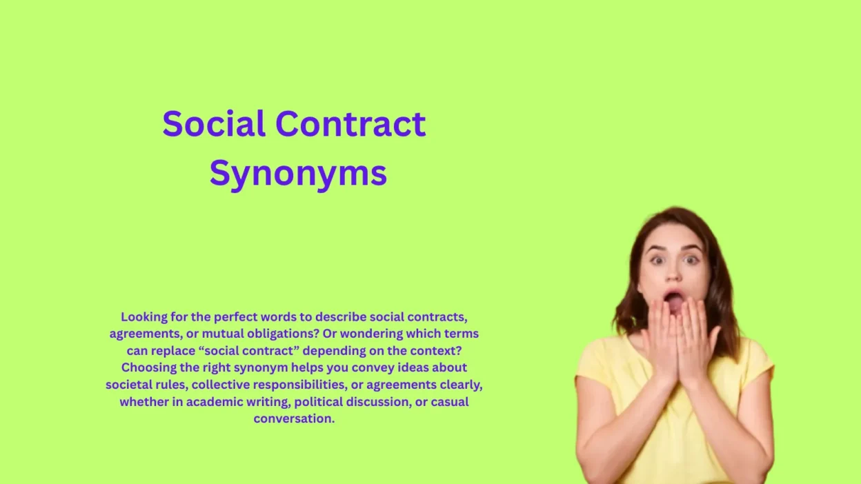 Social Contract Synonyms That Explain Civic Agreements
